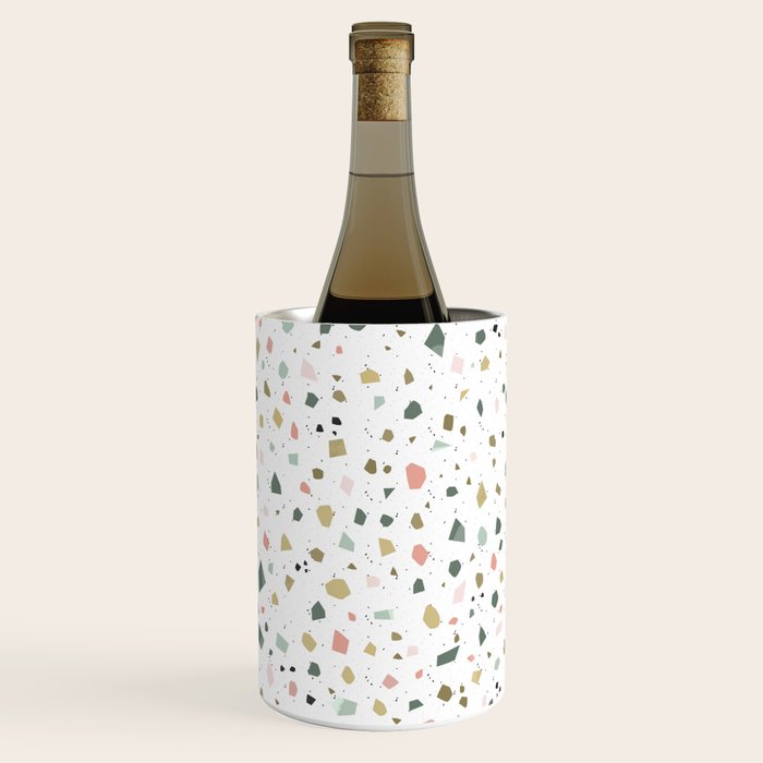 terrazzo stracciatella marble texture decorative pattern Wine Chiller Gallery Image 2