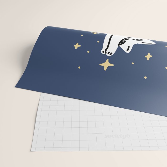 Stay Curious Cat Wrapping Paper Gallery Image 2