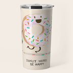 Be Happy Travel Mug Gallery Image 1