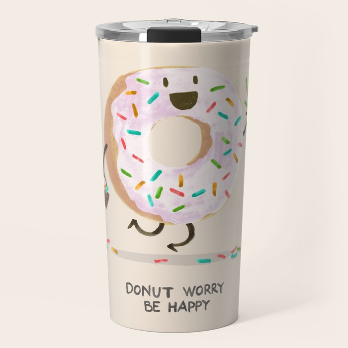 Be Happy Travel Mug Gallery Image 1