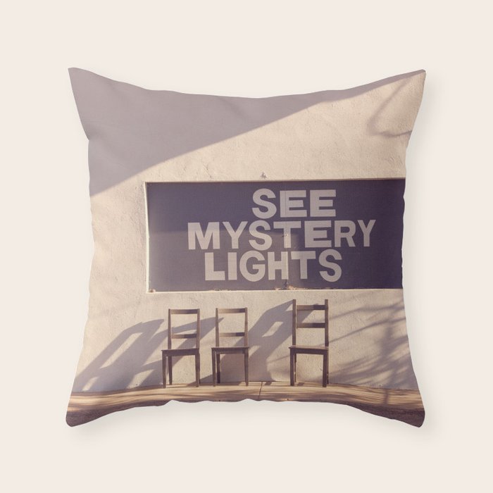 See Mystery Lights - Marfa, Texas Throw Pillow Gallery Image 1