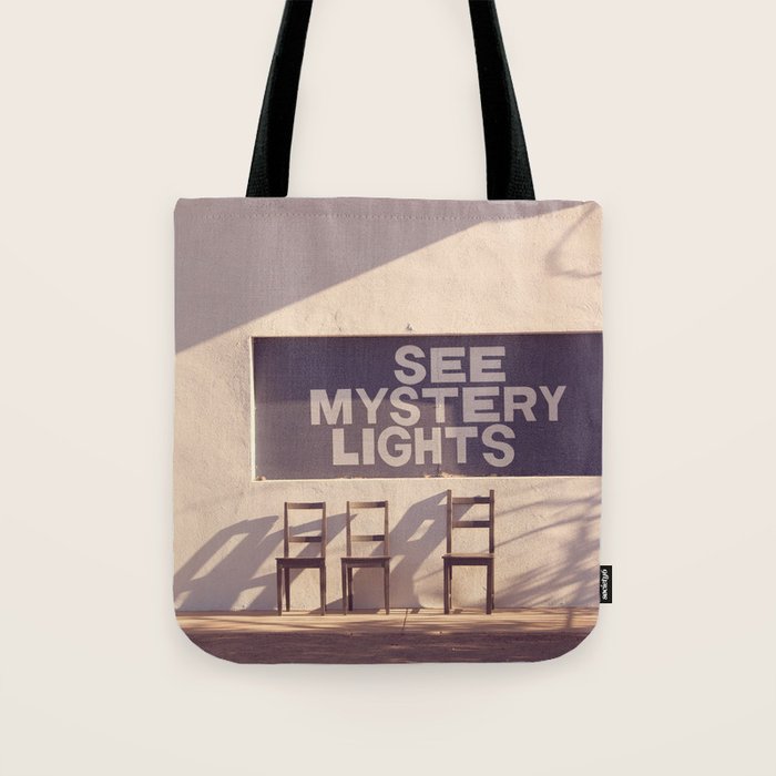 See Mystery Lights - Marfa, Texas Tote Bag Gallery Image 1
