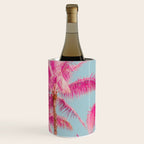 Pink Palm Trees - Surreal Nature Photography Print Wine Chiller Gallery Image 3