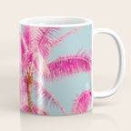 Pink Palm Trees - Surreal Nature Photography Print Coffee Mug Gallery Image 1