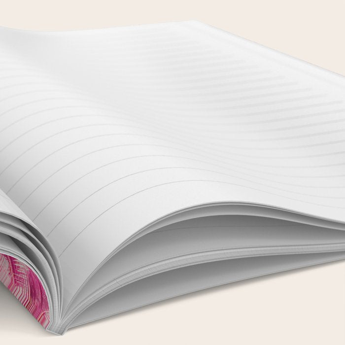 Pink Palm Trees - Surreal Nature Photography Print Notebook Gallery Image 2