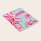 Pink Palm Trees - Surreal Nature Photography Print Notebook Gallery Image 2