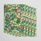RACCOON AND FRUITS Wrapping Paper Gallery Image 3