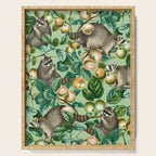 RACCOON AND FRUITS Serving Tray Gallery Image 1