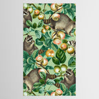 RACCOON AND FRUITS Tablecloth Gallery Image 2