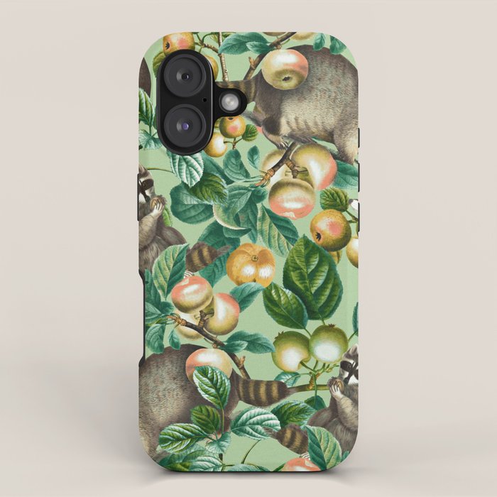RACCOON AND FRUITS iPhone Case Gallery Image 1