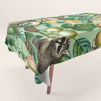 RACCOON AND FRUITS Tablecloth Gallery Image 1