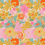 60's Retro Floral Coffee Mug Gallery Image 2