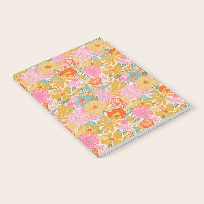 60's Retro Floral Notebook Gallery Image 2