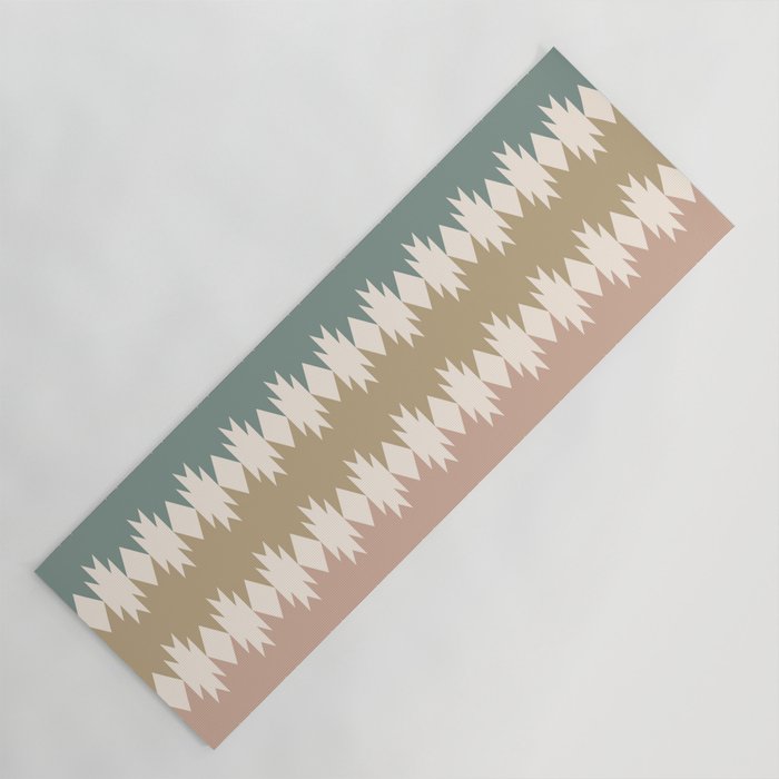 Geometric Southwestern Pattern XXXV Yoga Mat Gallery Image 1