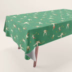 Tennis players Tablecloth Gallery Image 1