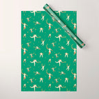 Tennis players Wrapping Paper Gallery Image 1