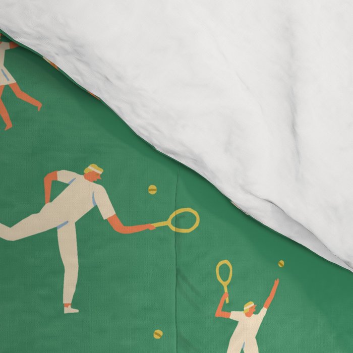 Tennis players Comforter Gallery Image 4