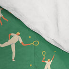 Tennis players Comforter Gallery Image 4