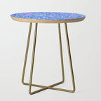 Pink and blue pop art ditsy Side Table Gallery Image 1