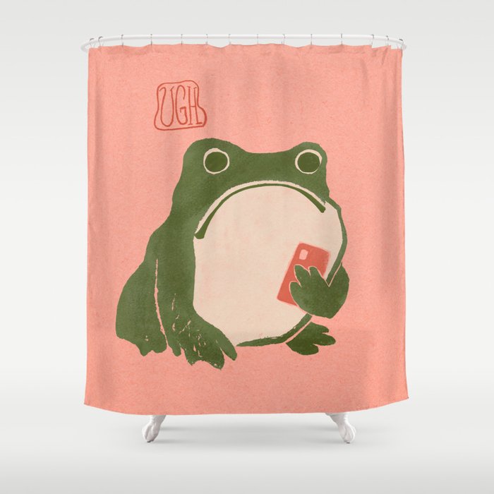 Ugh Matsumoto Hoji Frog Shower Curtain Gallery Image 1