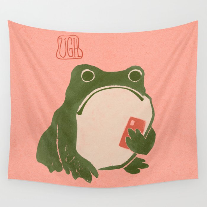 Ugh Matsumoto Hoji Frog Wall Tapestry Gallery Image 1