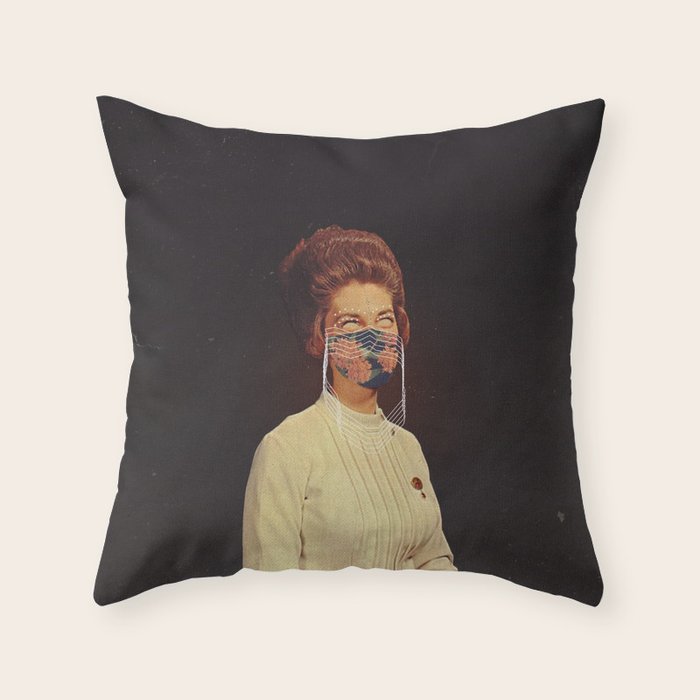Portrait XX Throw Pillow Gallery Image 1