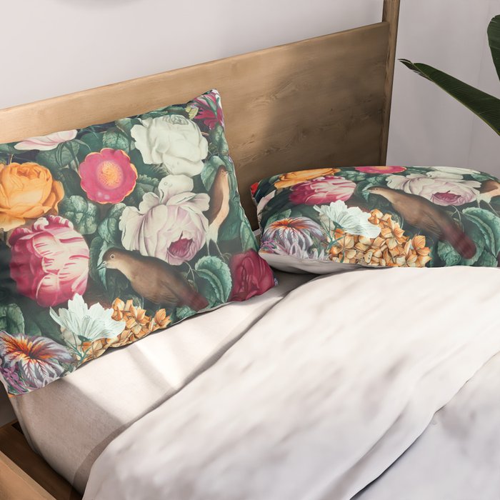 EXOTIC GARDEN - NIGHT XIII Pillow Sham Gallery Image 2