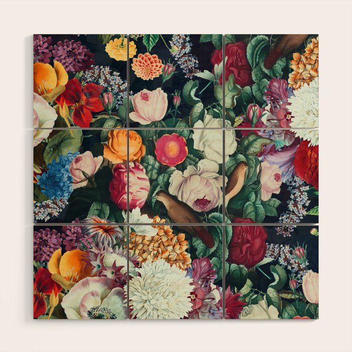 EXOTIC GARDEN - NIGHT XIII Wood Wall Art Gallery Image 1