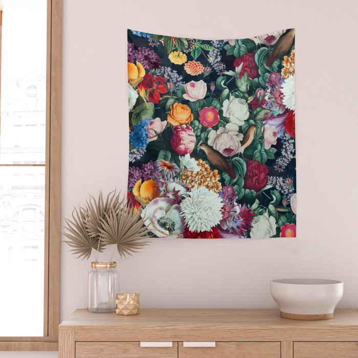 EXOTIC GARDEN - NIGHT XIII Wall Tapestry Gallery Image 2