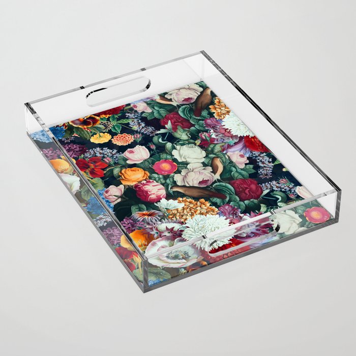 EXOTIC GARDEN - NIGHT XIII Acrylic Tray Gallery Image 1