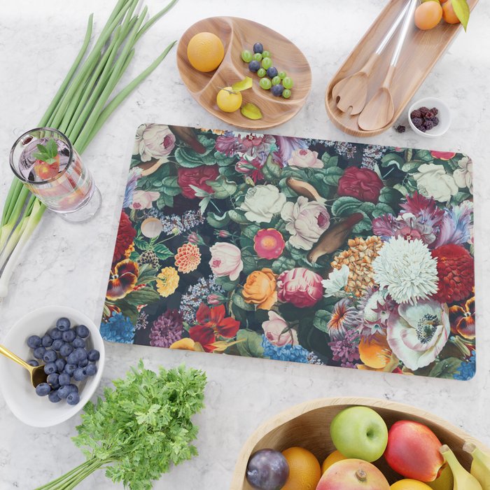 EXOTIC GARDEN - NIGHT XIII Cutting Board Gallery Image 2