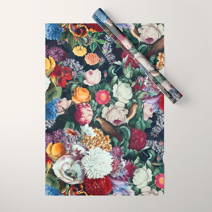 EXOTIC GARDEN - NIGHT XIII Wrapping Paper Gallery Image 1