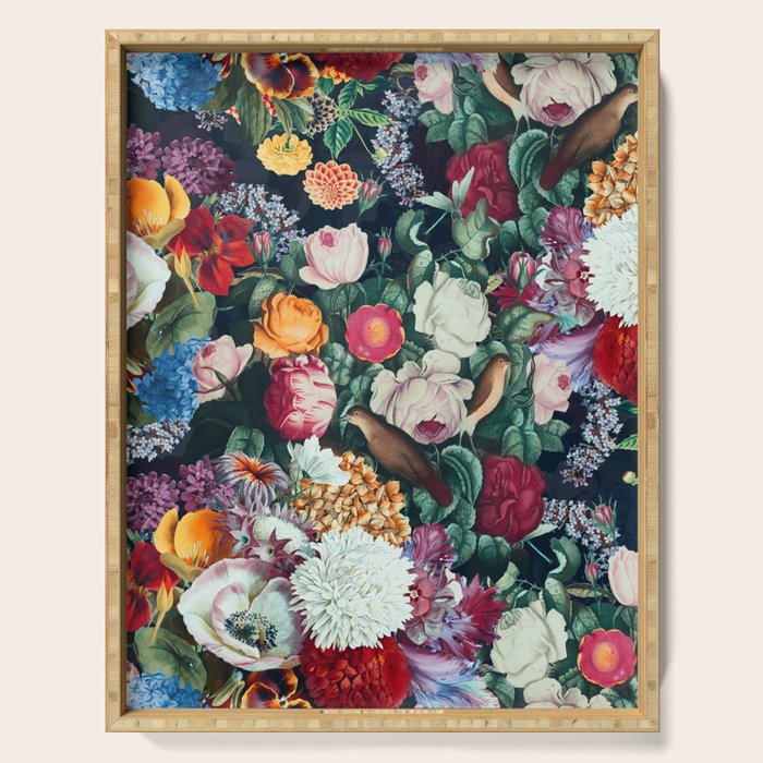 EXOTIC GARDEN - NIGHT XIII Serving Tray Gallery Image 1