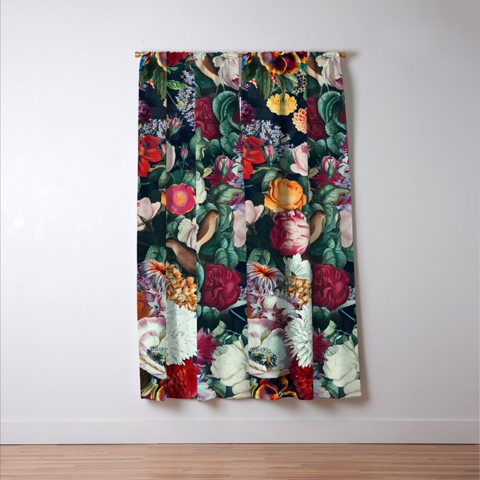 EXOTIC GARDEN - NIGHT XIII Window Curtain Gallery Image 3