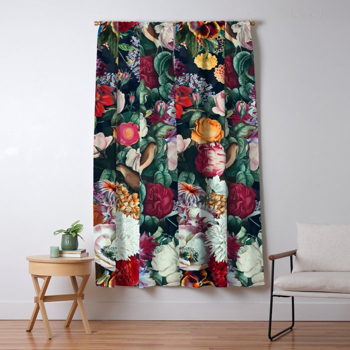 EXOTIC GARDEN - NIGHT XIII Window Curtain Gallery Image 5