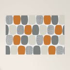 Wonky Ovals in Orange Welcome Mat Gallery Image 1