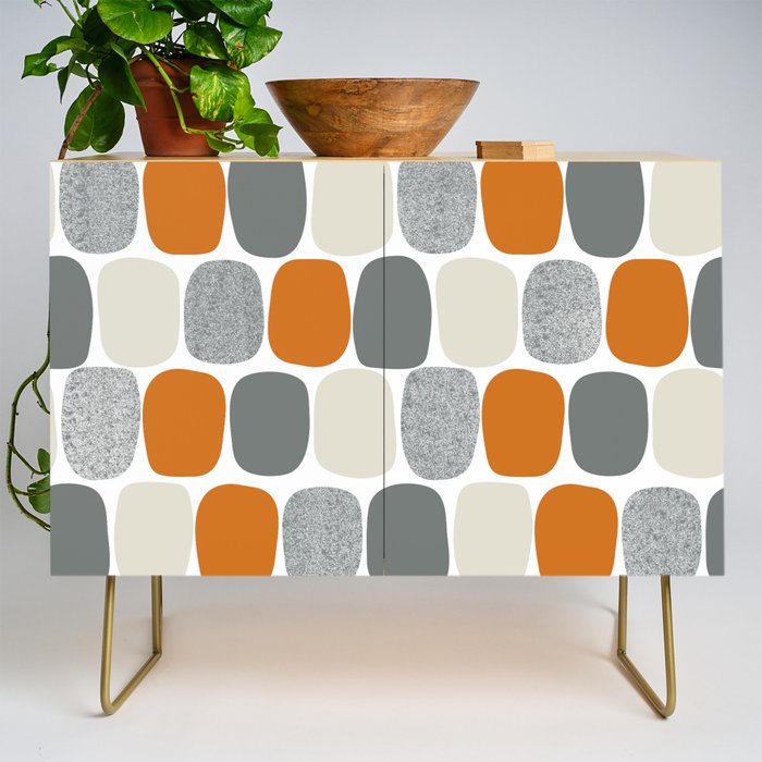 Wonky Ovals in Orange Credenza Gallery Image 1