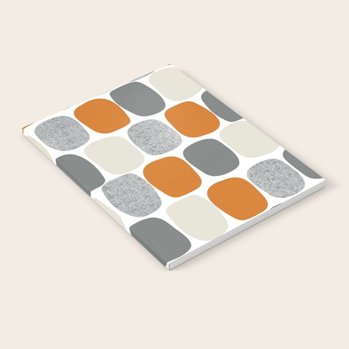 Wonky Ovals in Orange Notebook Gallery Image 1