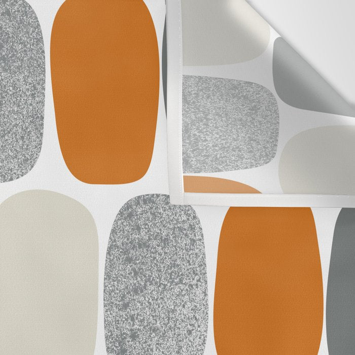 Wonky Ovals in Orange Wall Tapestry Gallery Image 3