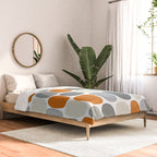 Wonky Ovals in Orange Comforter Gallery Image 2