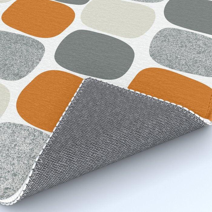 Wonky Ovals in Orange Rug Gallery Image 4