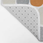 Wonky Ovals in Orange Bath Mat Gallery Image 2