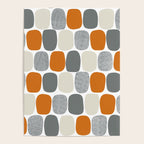 Wonky Ovals in Orange Poster Gallery Image 4