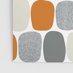Wonky Ovals in Orange Poster Gallery Image 3