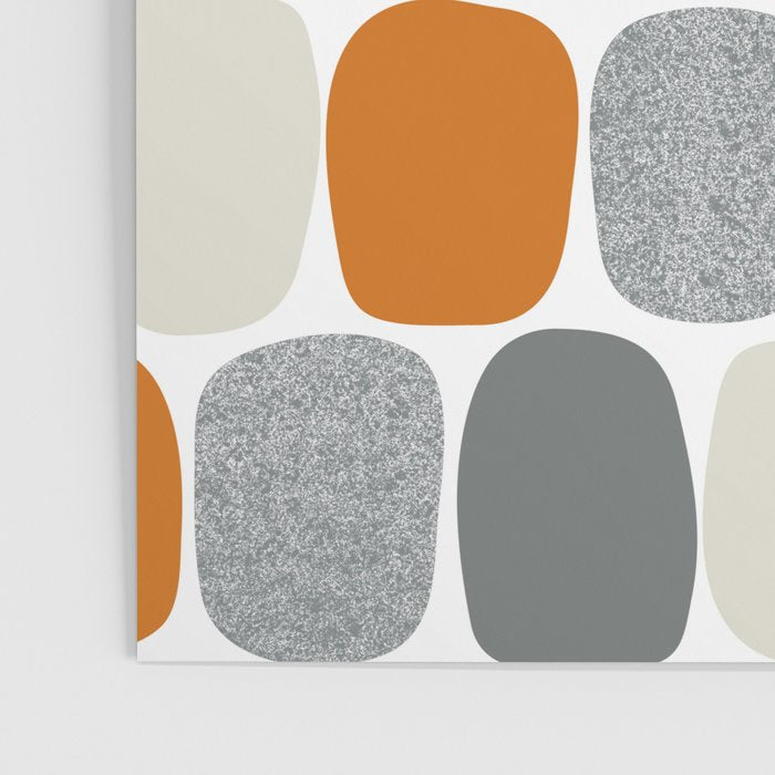 Wonky Ovals in Orange Poster Gallery Image 3