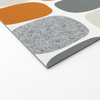 Wonky Ovals in Orange Welcome Mat Gallery Image 2