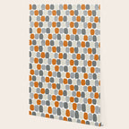 Wonky Ovals in Orange Wallpaper Gallery Image 2