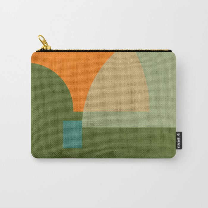 geometric abstract 50 Carry All Pouch Gallery Image 1