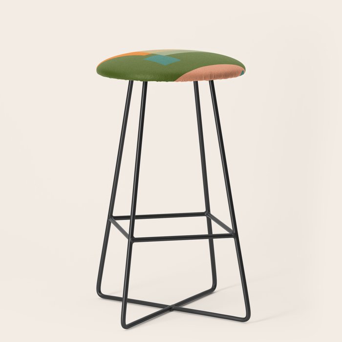 geometric abstract 50 Stool Gallery Image 1
