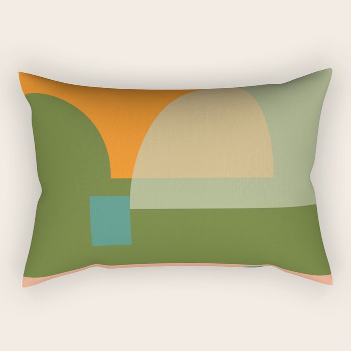 geometric abstract 50 Rectangular Pillow Gallery Image 1